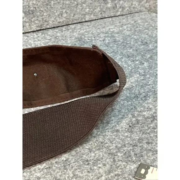 Vintage Women’s Belt Size 12 Wide Dark Brown Suede Elastic Jessica Howard - Picture 11 of 12